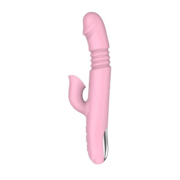 Modern Dilli Şarj Edilebilir Isıtıcılı Rabbit Vibratör Soft Pembe