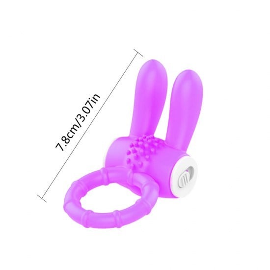 Penix Tavşan Kulaklı Penis Halkası – Titreşimli Çift Uyarım Serisi