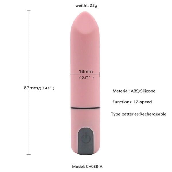 Pratik Titreşimli Kurşun Vibratör Soft Pembe