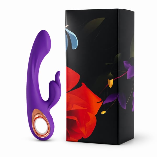 Premium Şarjlı Rabbit Klitoral Vibratör Mor