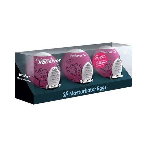Satisfyer Bubble Feel 3'lü Yumurta Mastürbatör Seti
