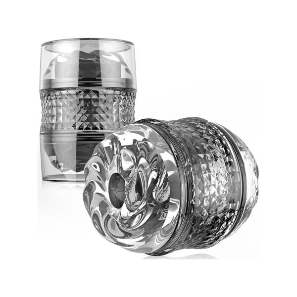 Şeffaf Spiral Grip Vakumlu Mastürbatör Cup
