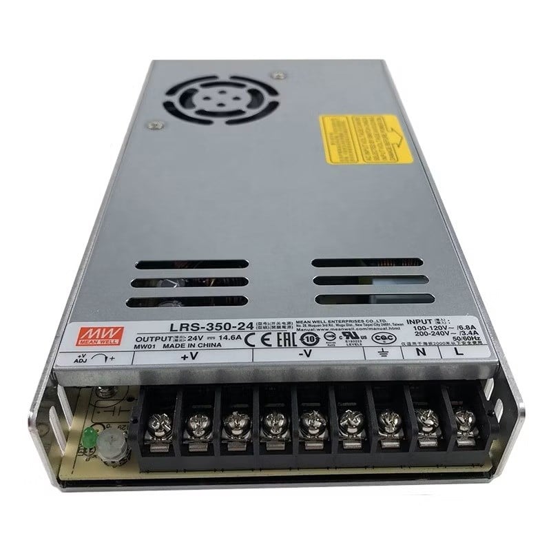 Mean Well LRS-350-24 24V 14.6A 350W Endüstriyel Güç Kaynağı (Orijinal SMPS)