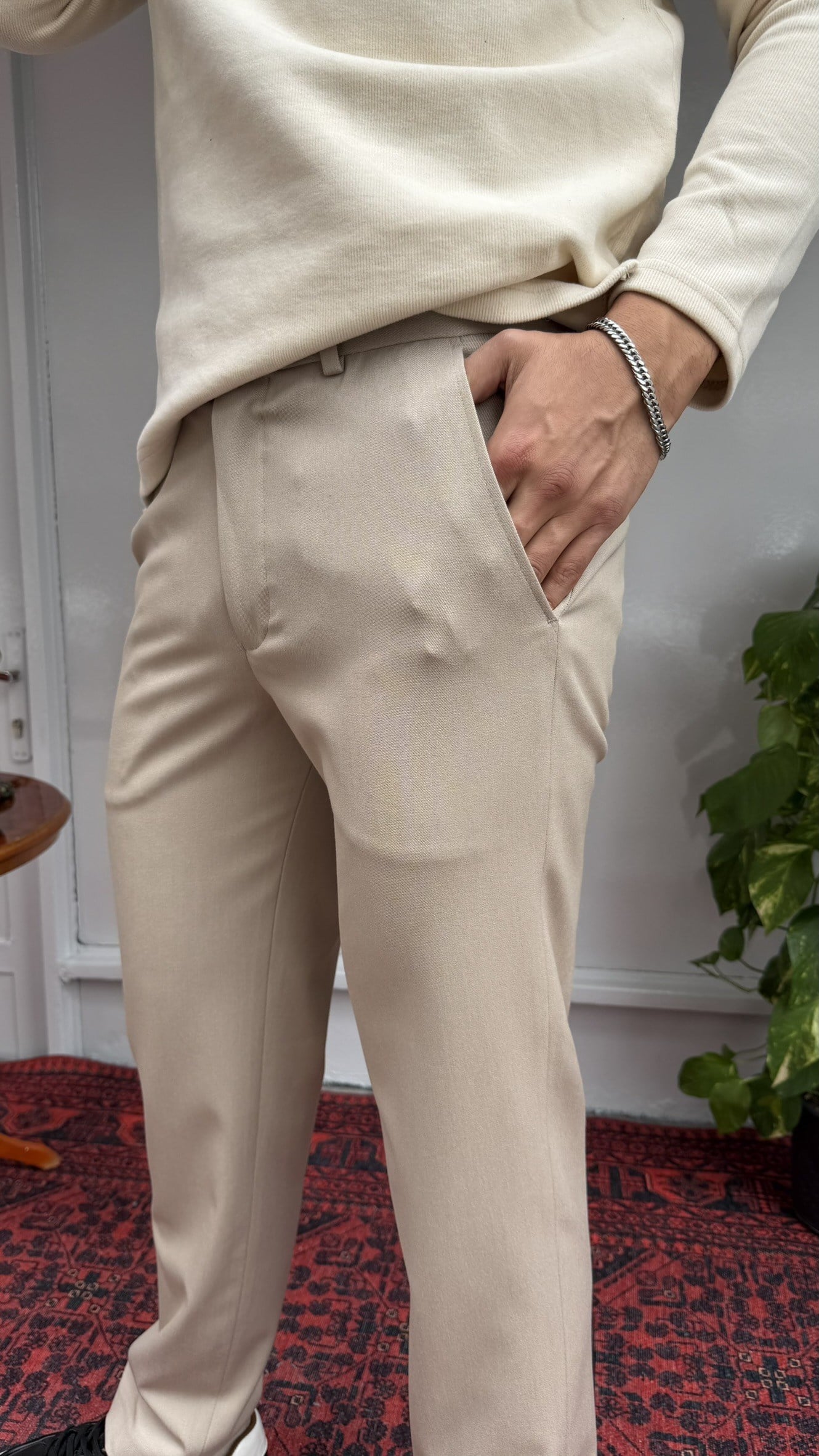 Baggy Fit Kumaş Pantolon