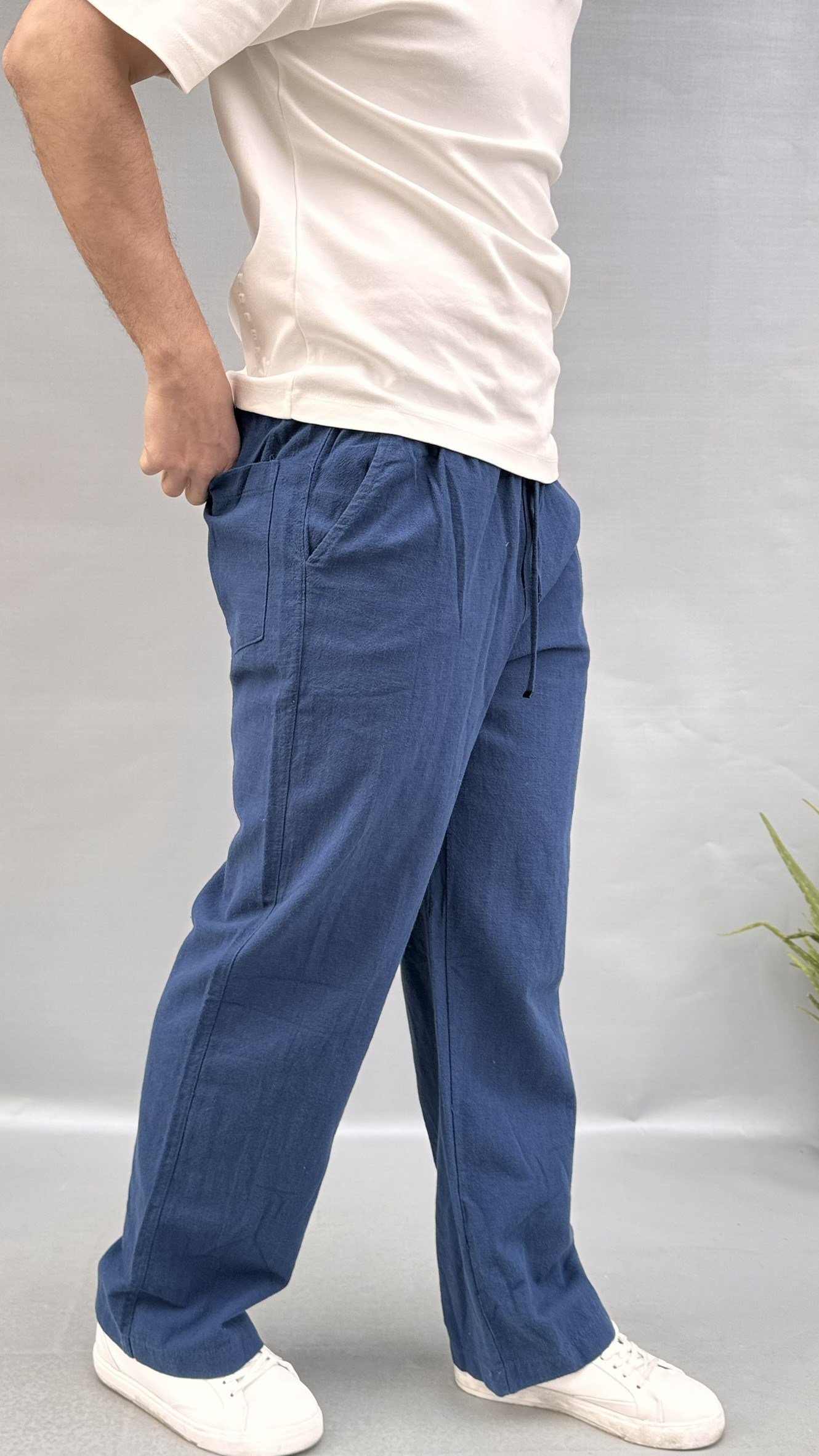 Baggy Keten Pantolon