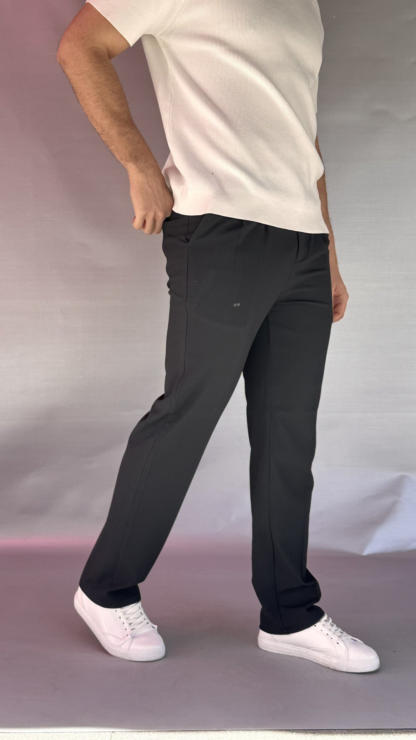 Bel Lastik Baggy Kumaş Jogger