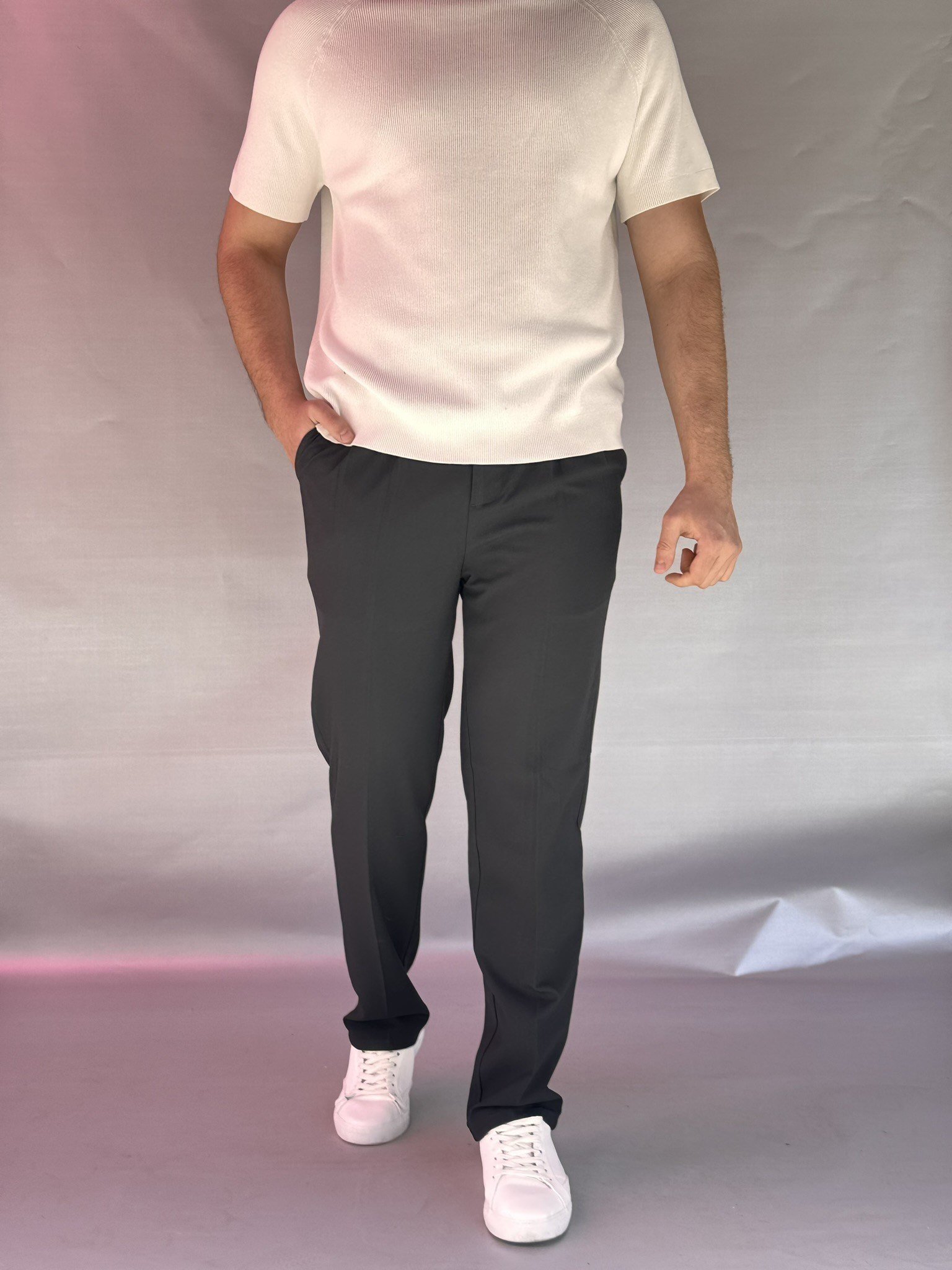Bel Lastik Baggy Kumaş Jogger