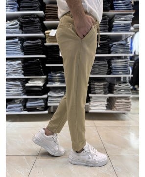 Bel Lastik Detay İpli Slim Fit Jogger