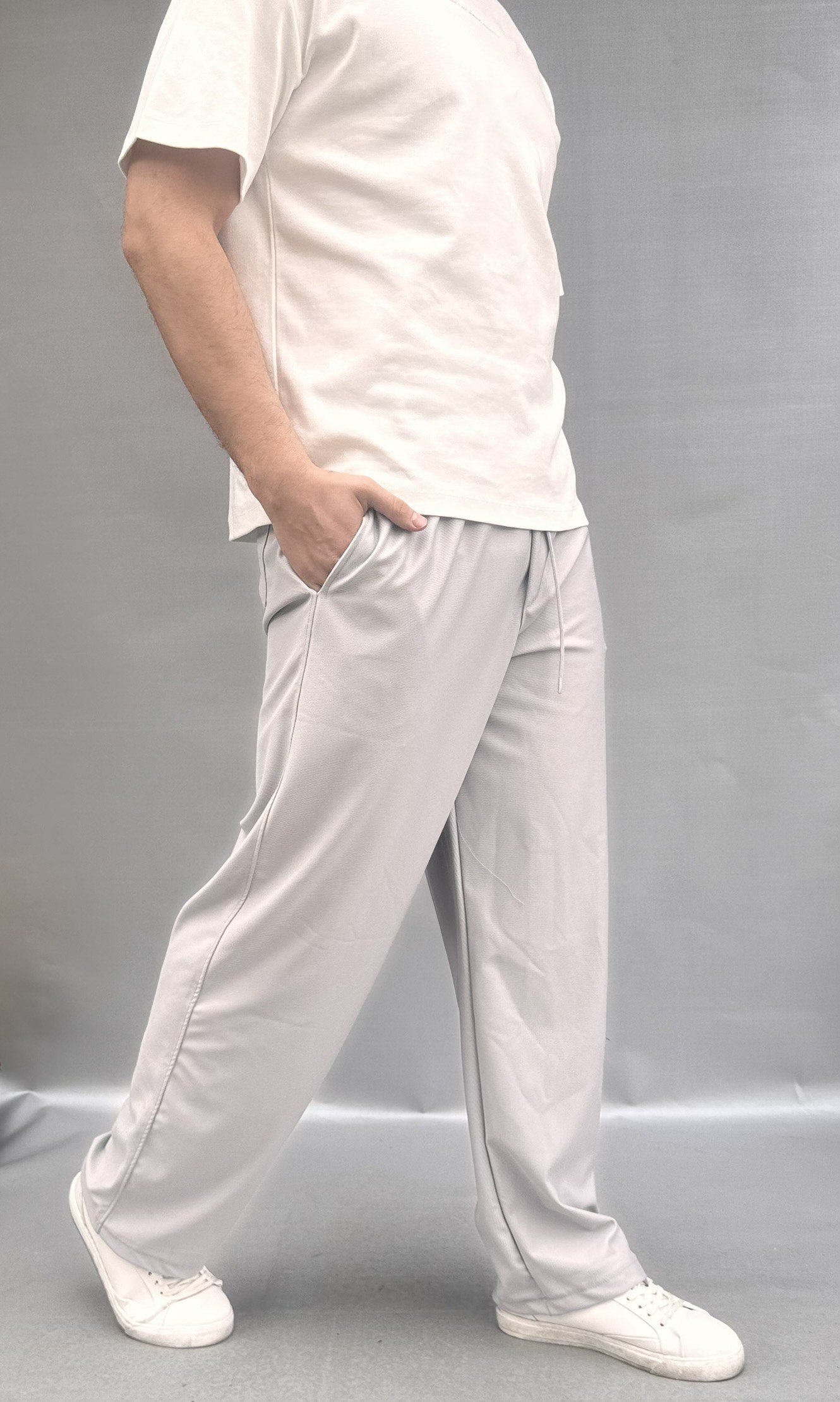 Bol Kesim Bel Lastik Pantolon