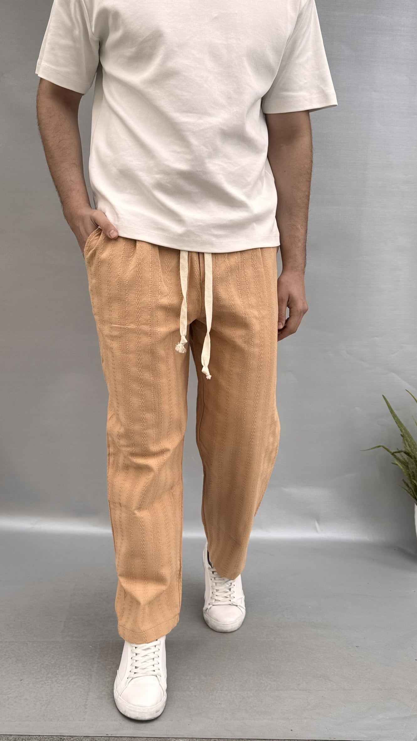 Desenli Keten Jogger