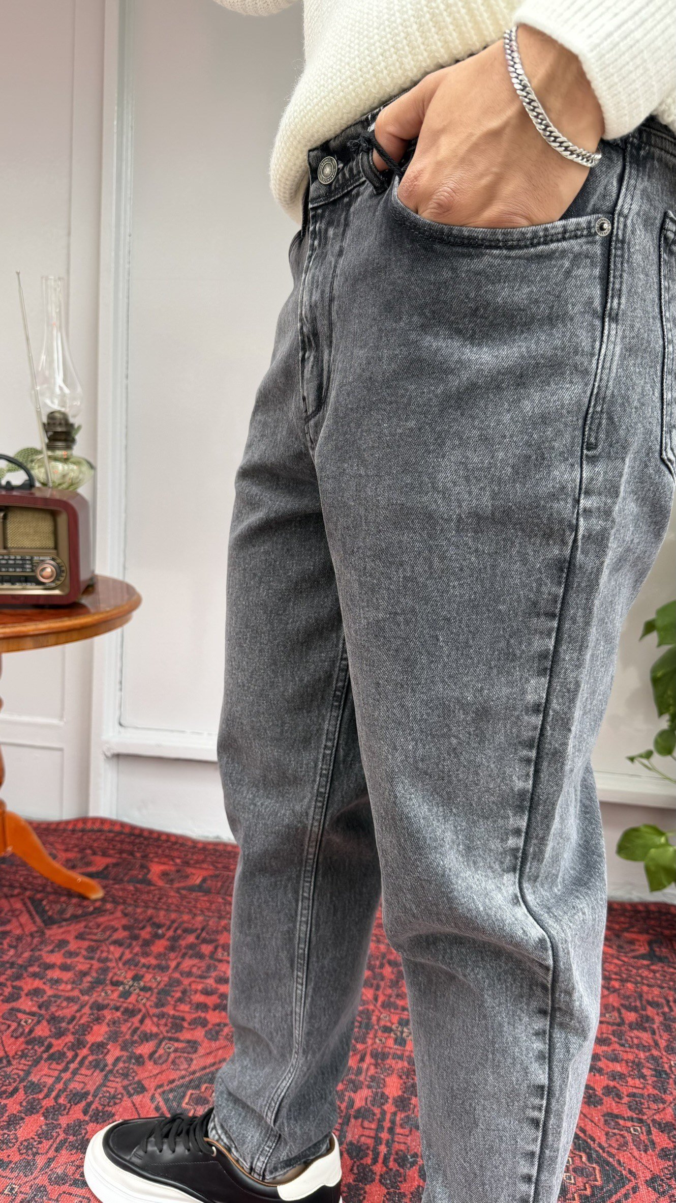 Difransel Yıkamalı Füme Banan Jean