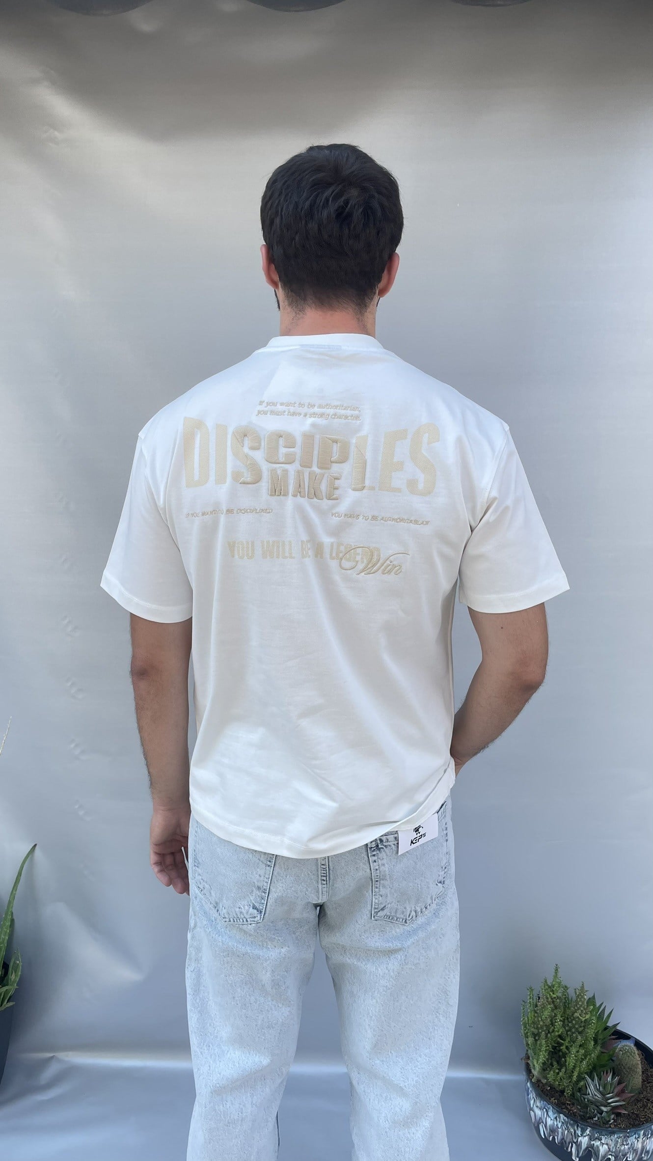 Disciples Sırt Nakış Baskılı Oversize T-shirt