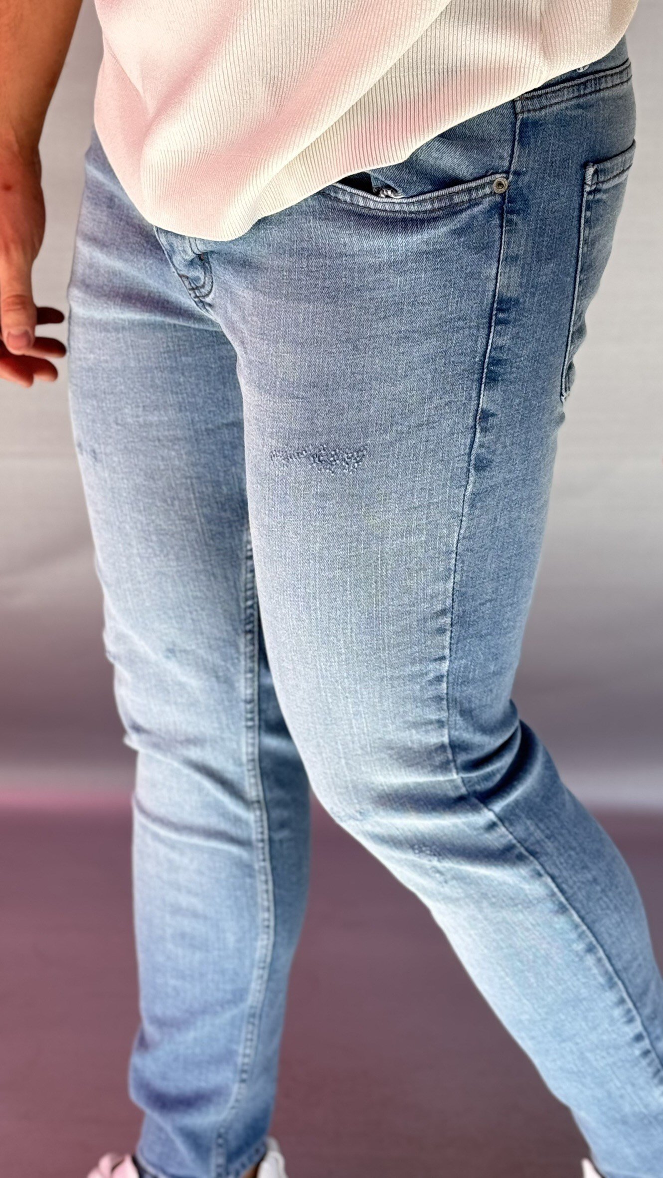 Eskitme Detay Slim Fit Jean