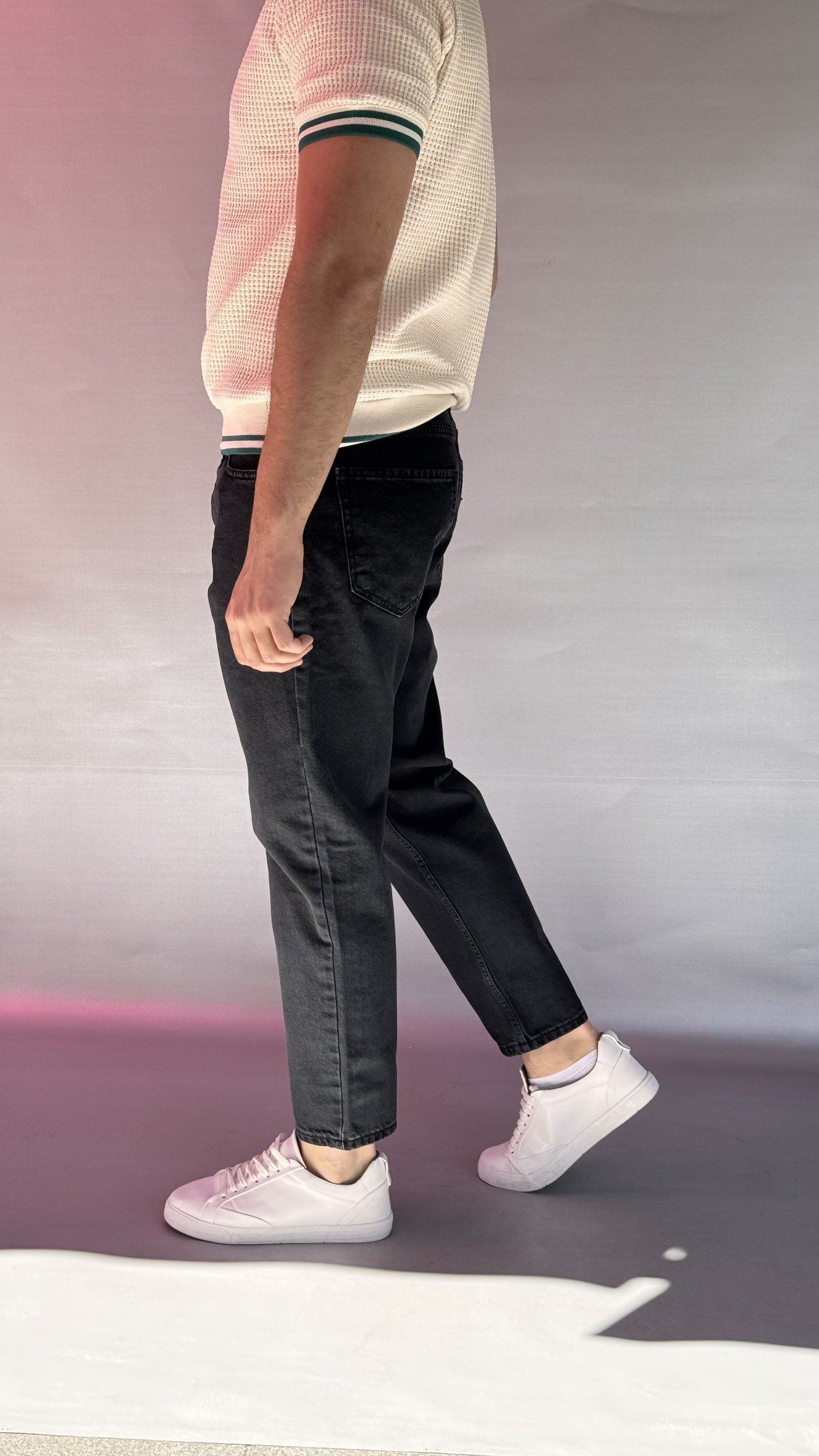 Füme Boyfriend Pantolon