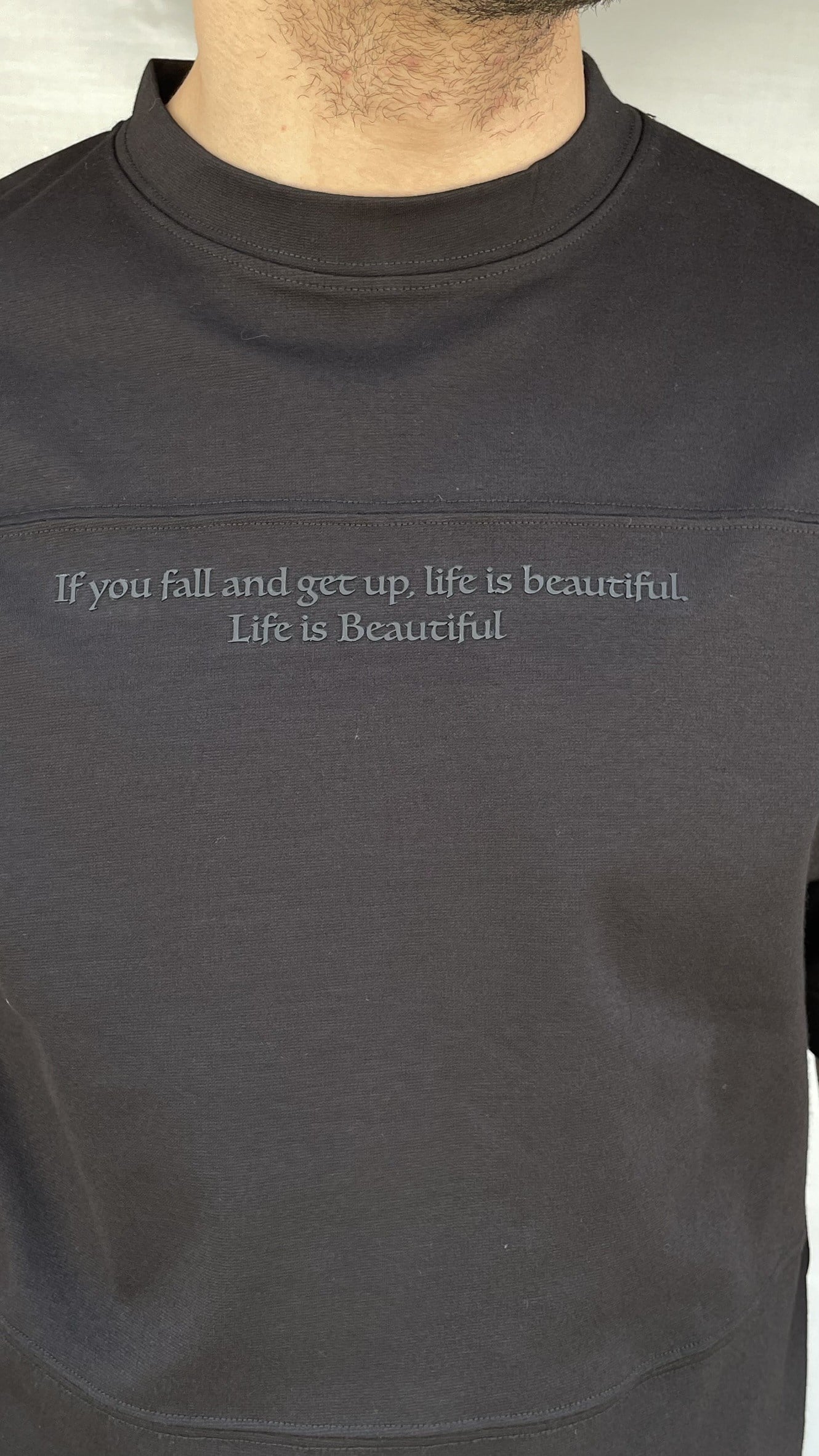 IF You Baskılı T-shirt