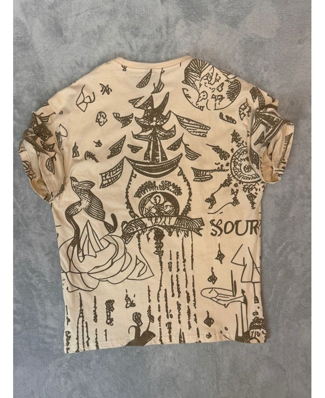 Kabartma Baskı T-shirt