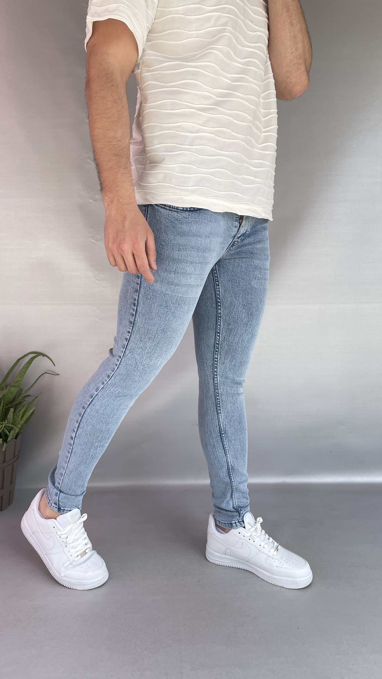 Kar Yıkamalı Skinny Jean