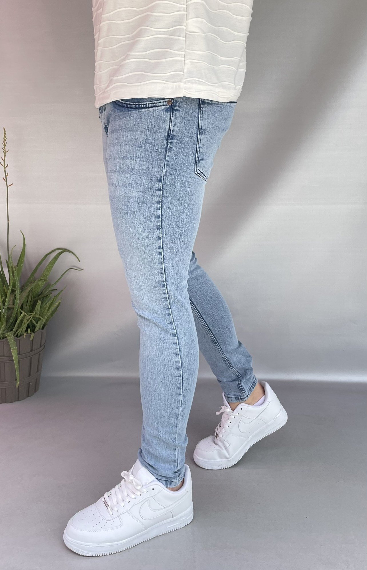 Kar Yıkamalı Skinny Jean