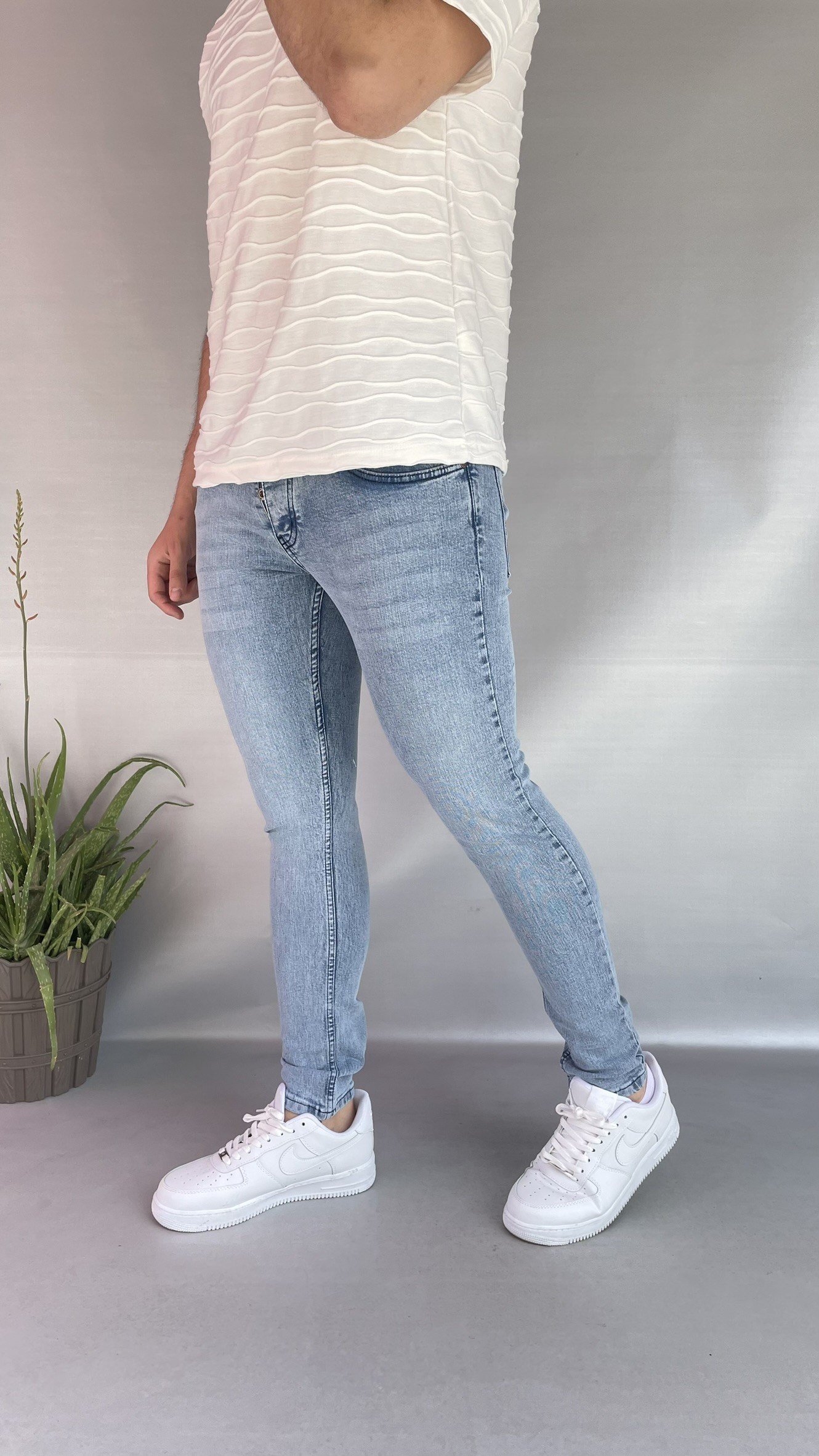 Kar Yıkamalı Skinny Jean