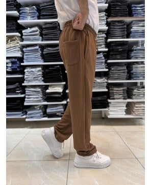 Kendinden Desenli Baggy Jogger