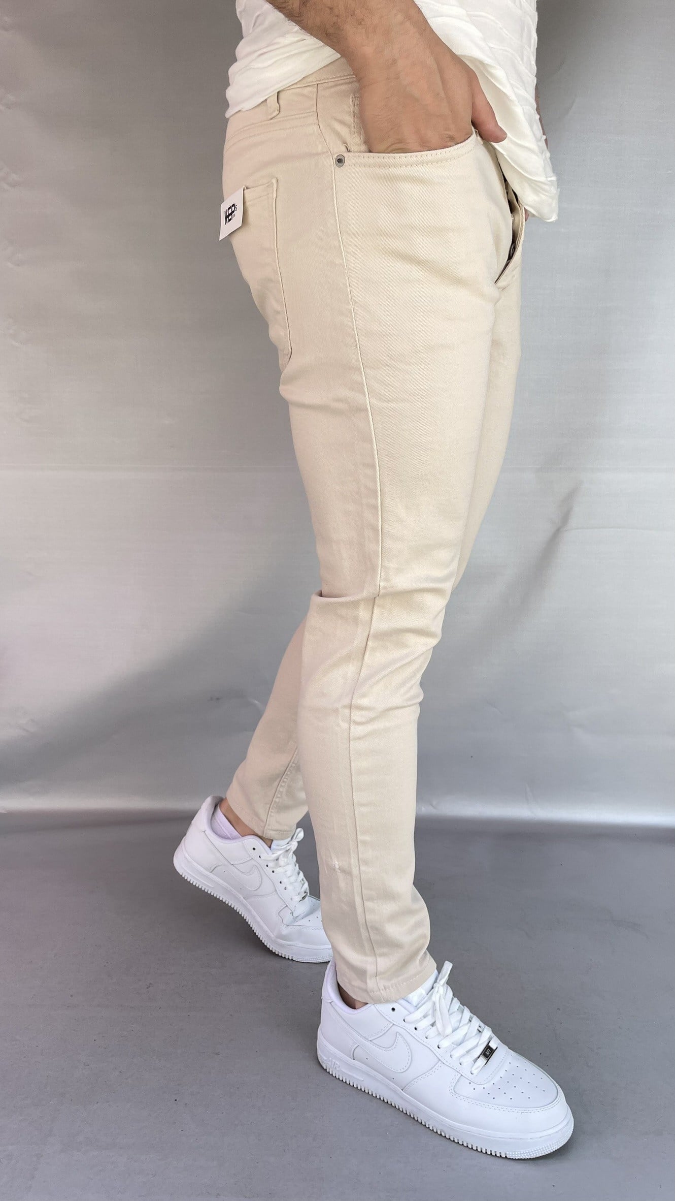 Keps Bej Skınny Jean
