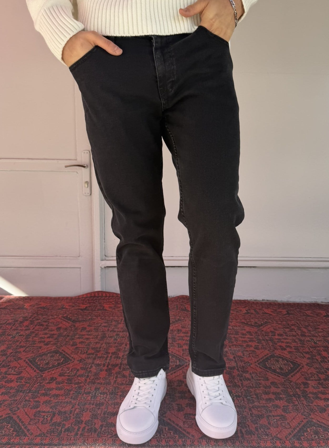 Keps Mat Siyah Regular Jean