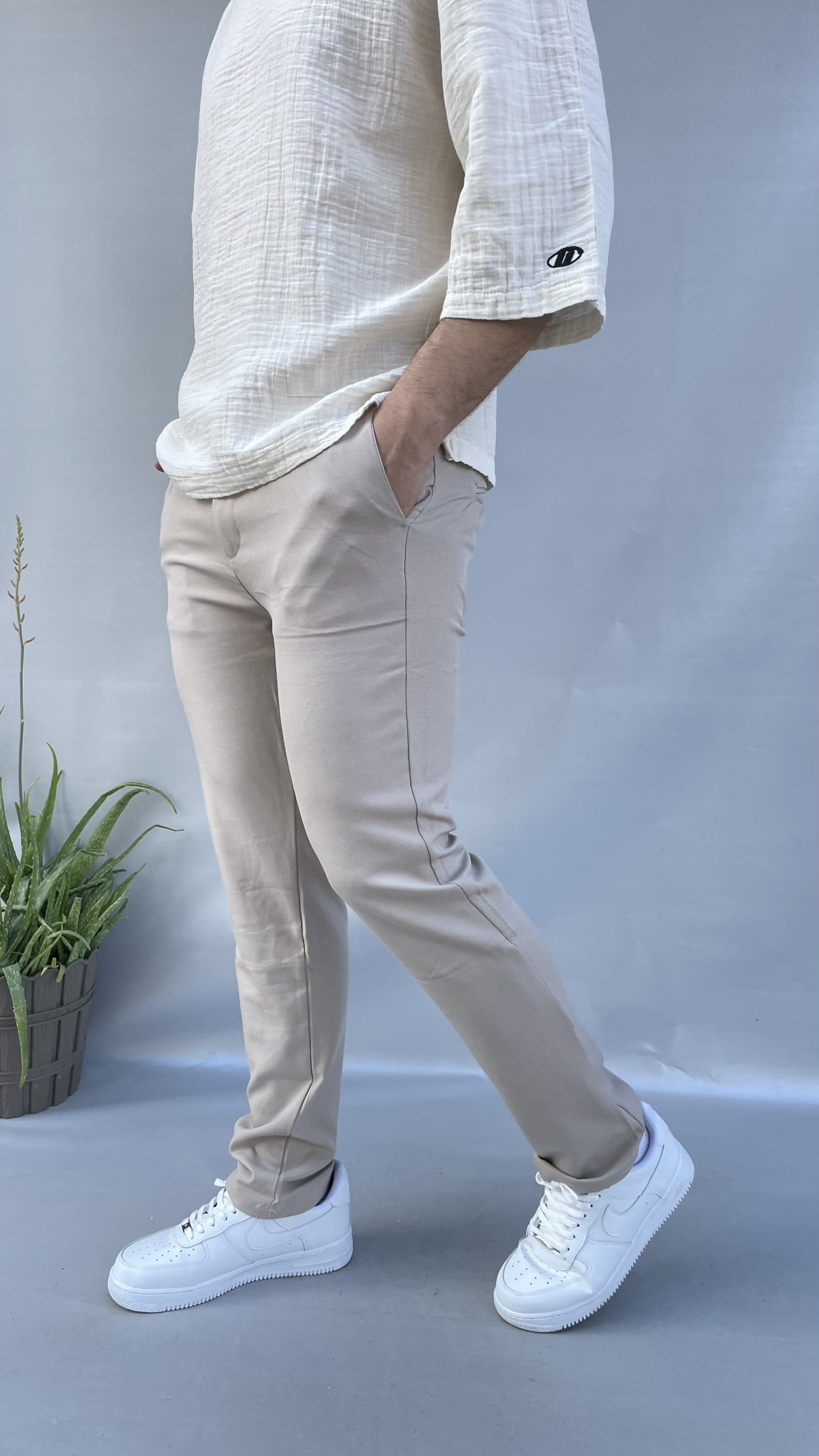 Keps Slim Fit Kumaş Jogger