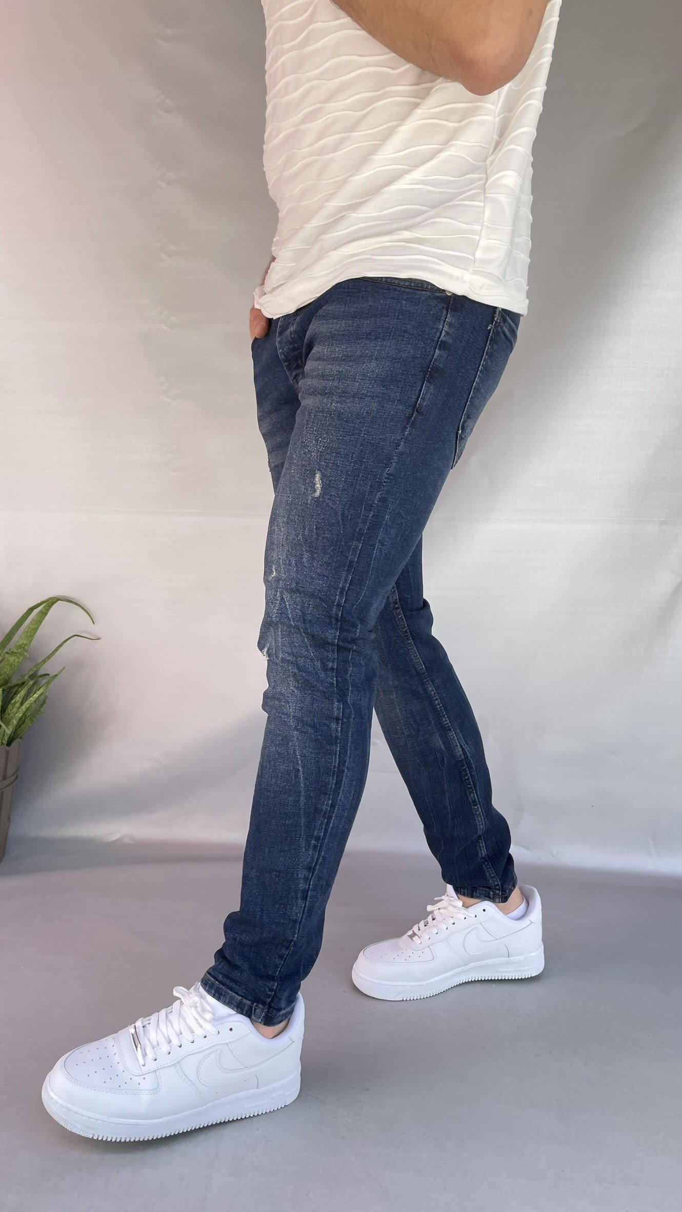 Keps Tırnaklı Skinny Jean
