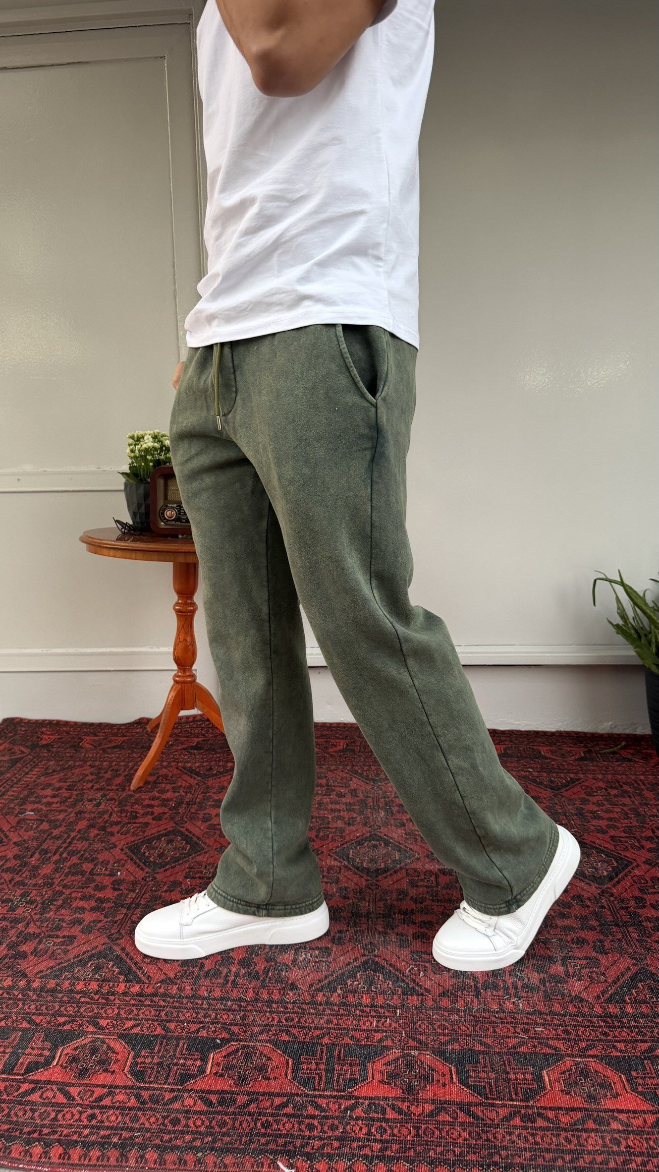 Keps Yıkamalı Eşofman Baggy