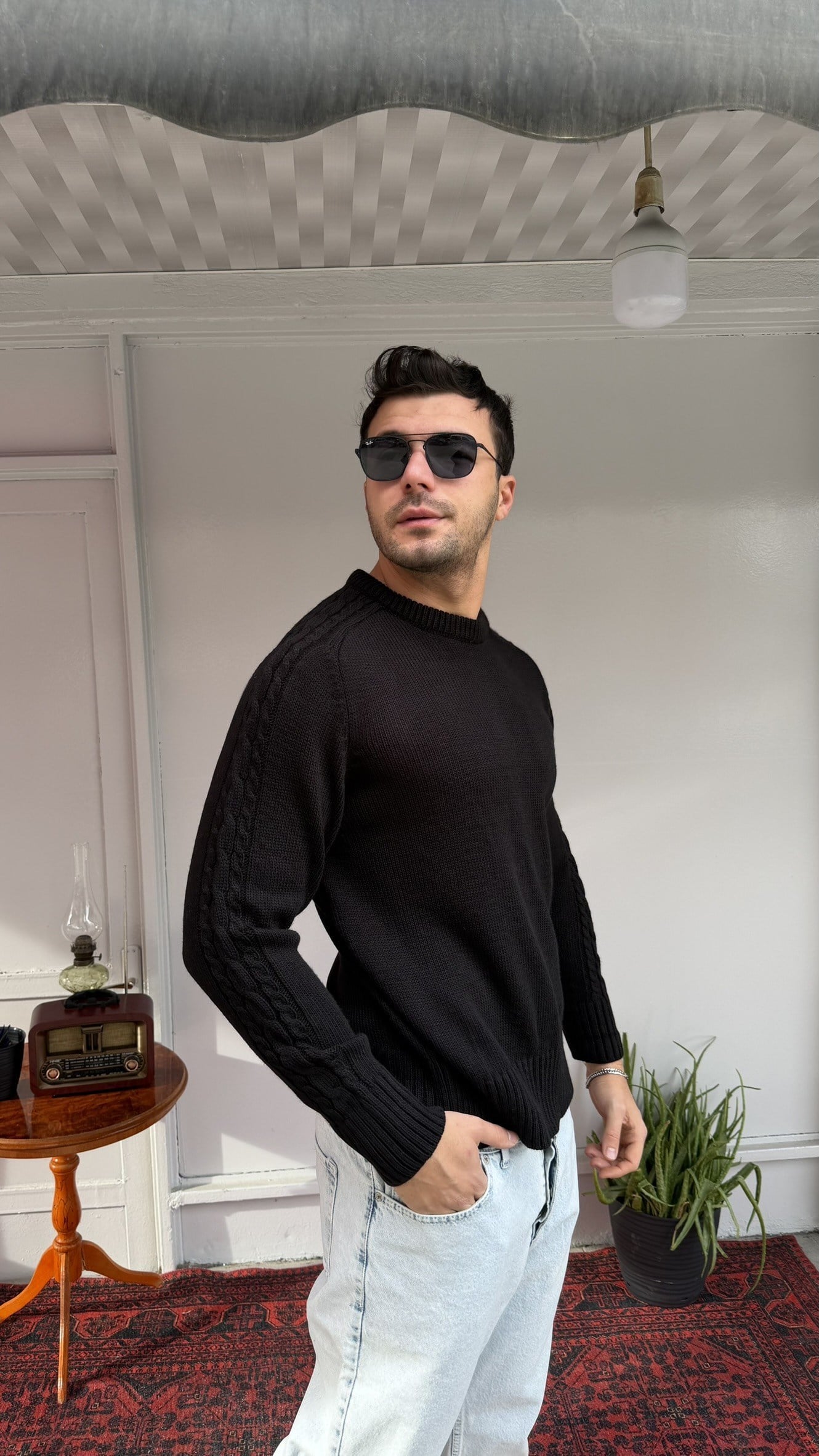 Kol Örgülü Triko