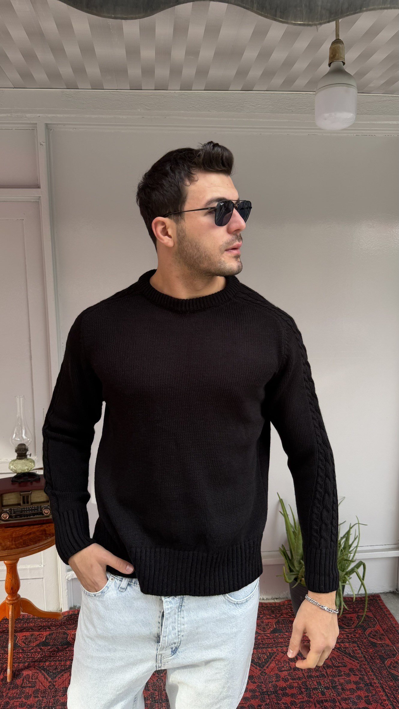 Kol Örgülü Triko