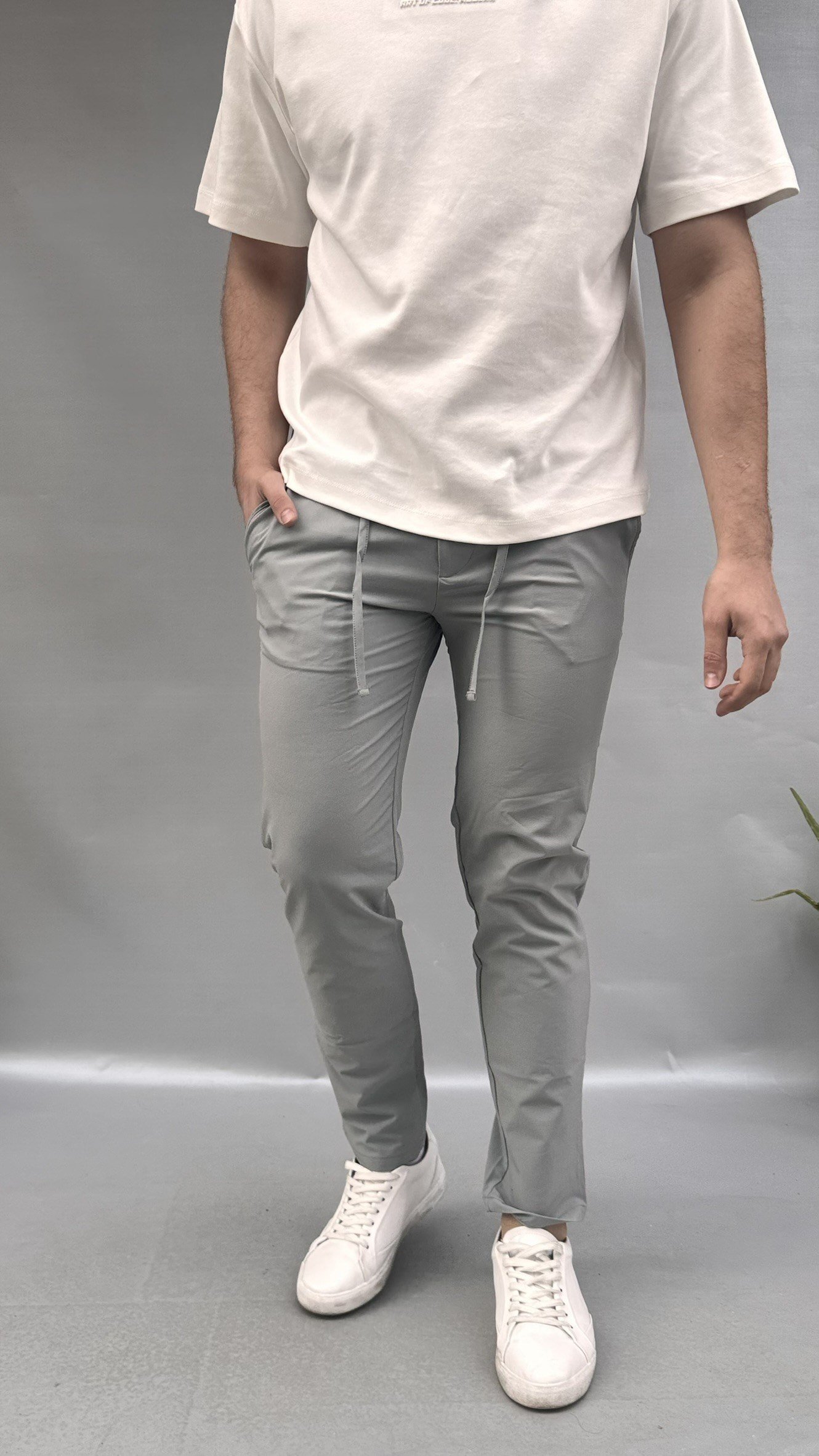 Likralı Paraşüt Jogger