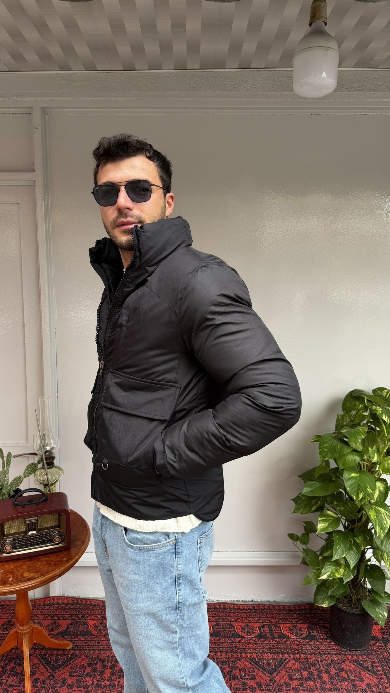 Losso Cep Kapak Şişme Mont