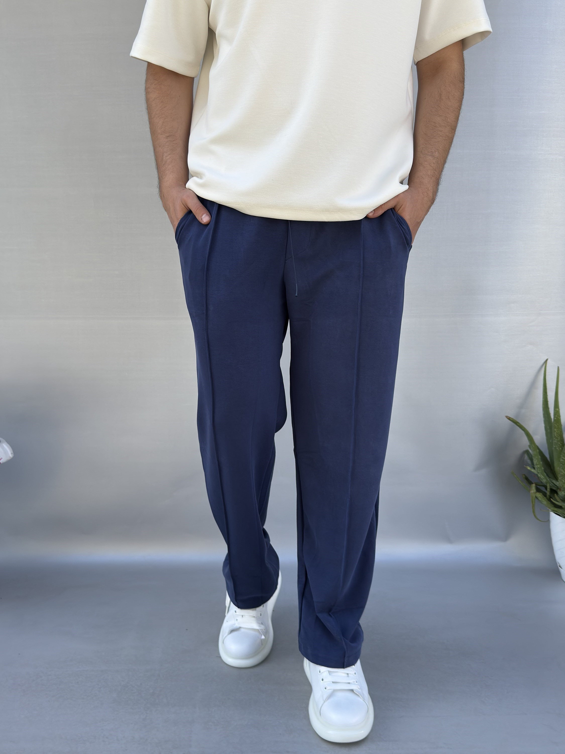 Oysho Kumaş Çımalı Baggy Jogger