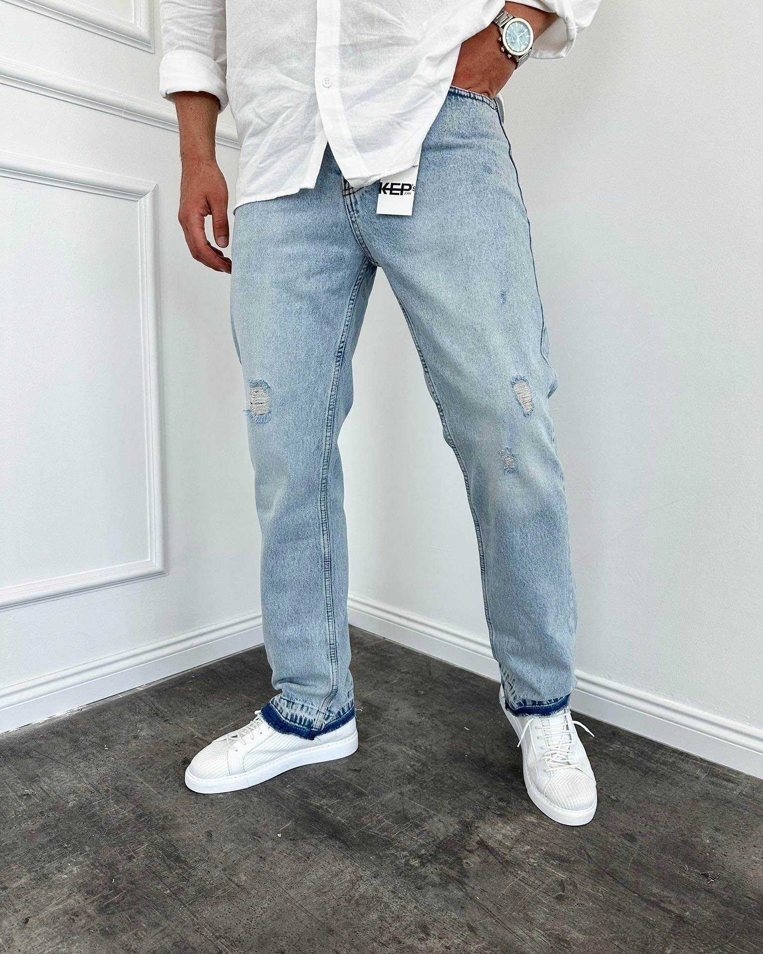 Paça Püskül Detay Baggy Jean