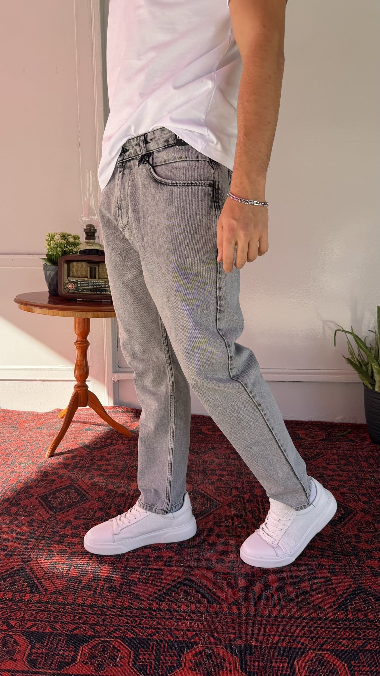 Paça Uzun Boyfriend Jean