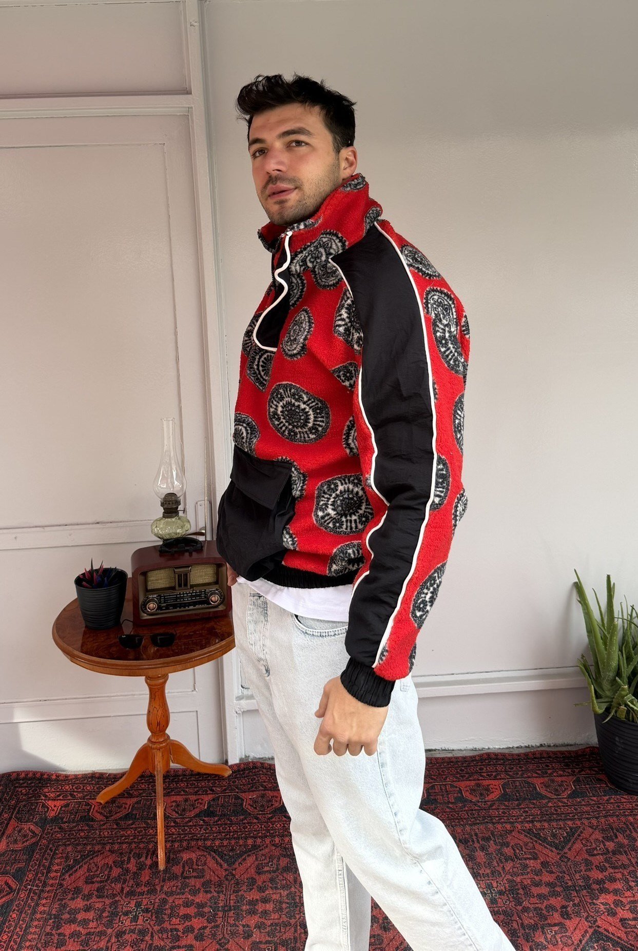 Peluş Kanguru Sweatshirt