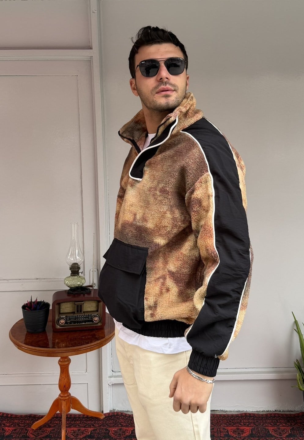 Peluş Kanguru Sweatshirt