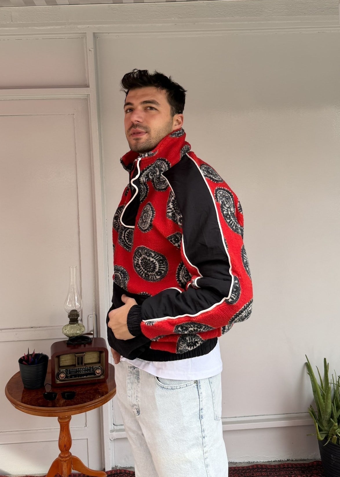 Peluş Kanguru Sweatshirt