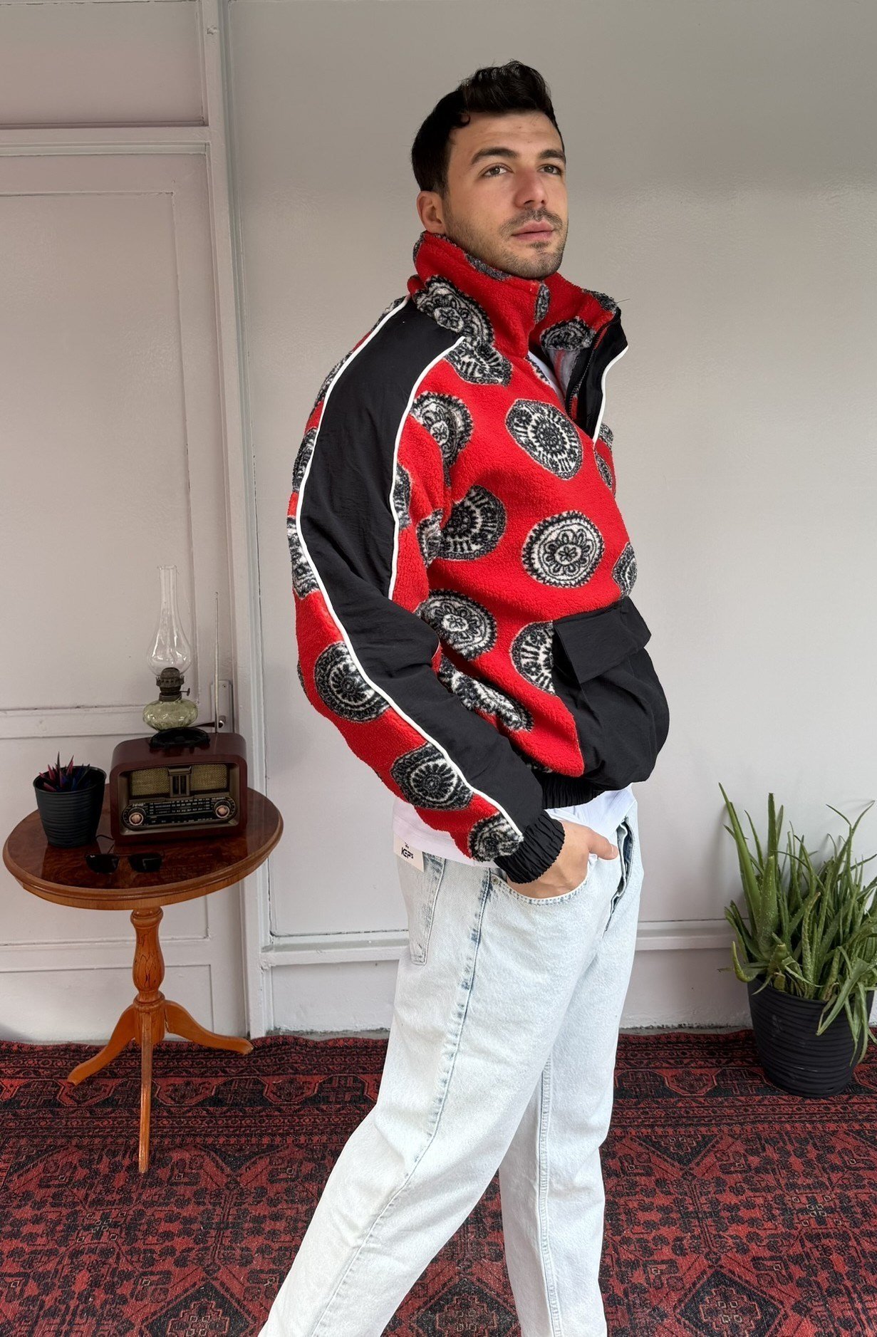 Peluş Kanguru Sweatshirt
