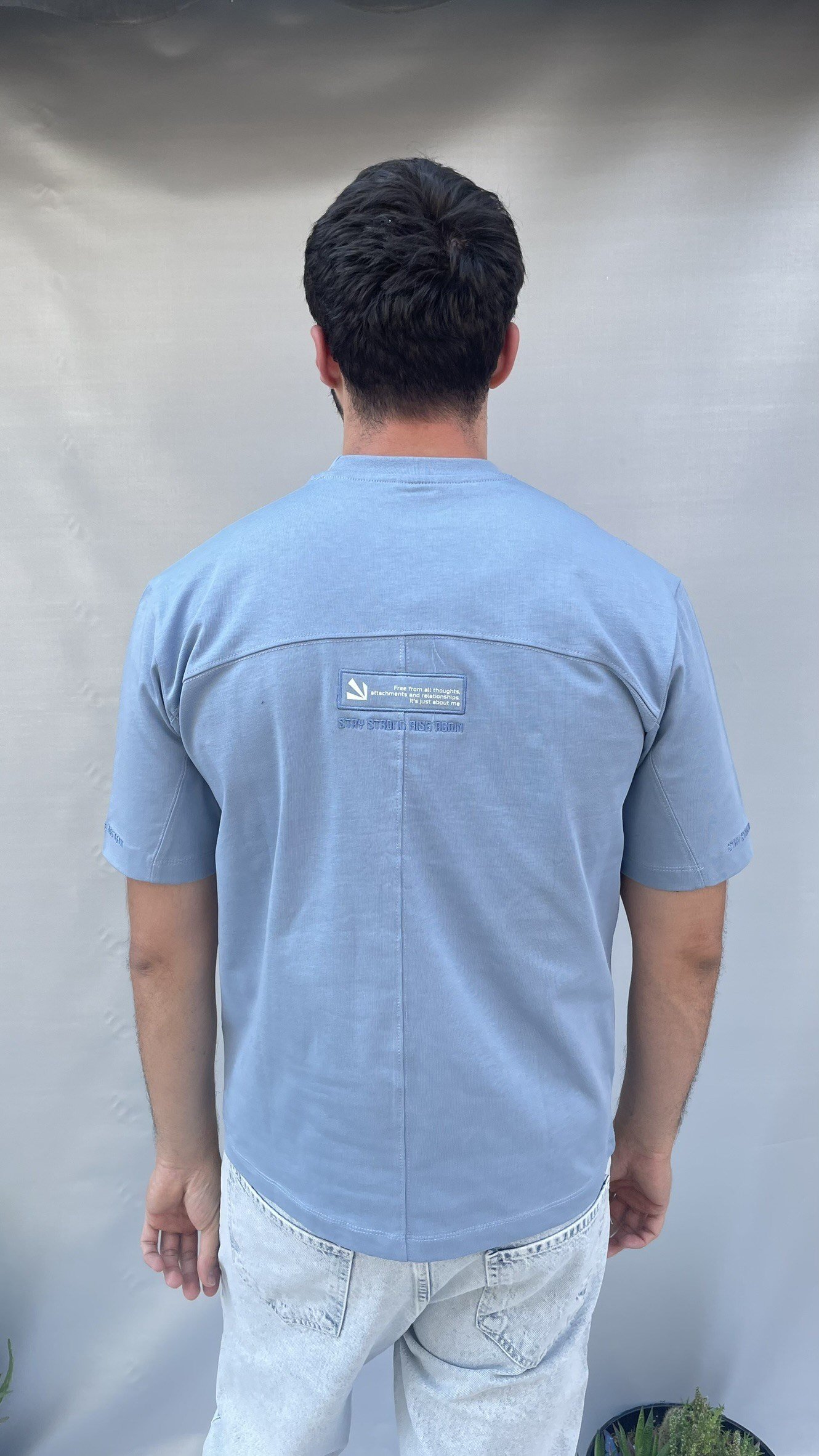 Rise Sırt Nakış Oversize T-shirt