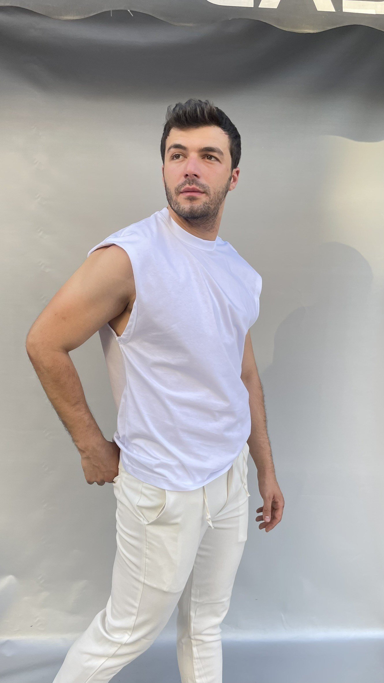 Sıfır Kol Basic T-shirt