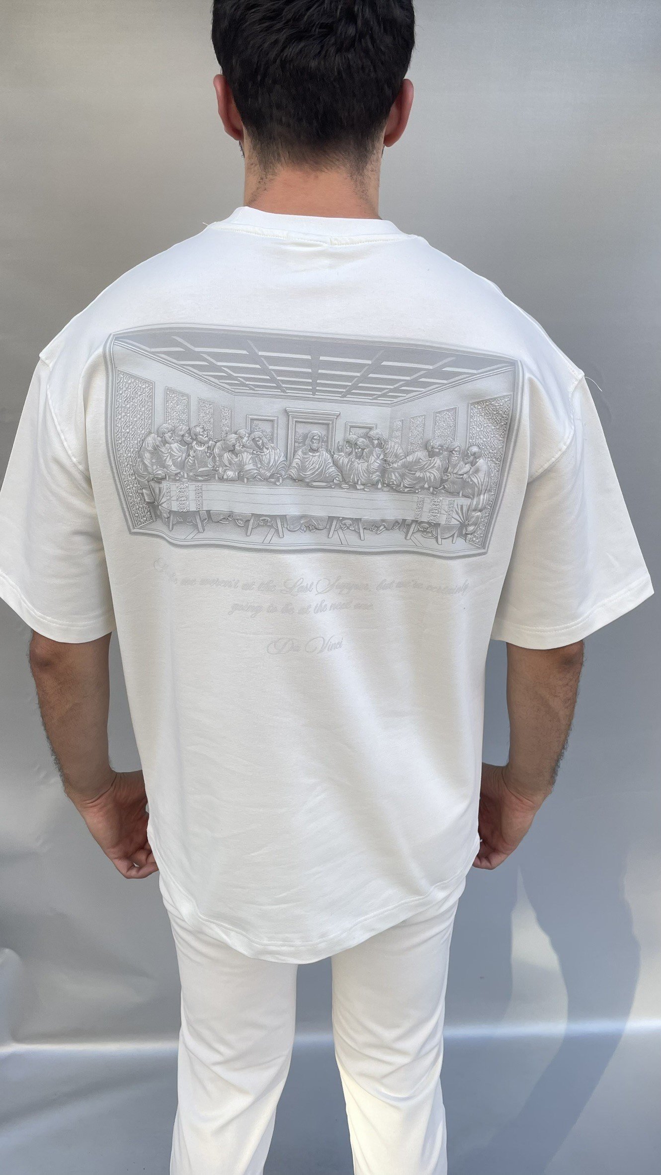 Sırt Baskılı Son Akşam Oversize T-shirt