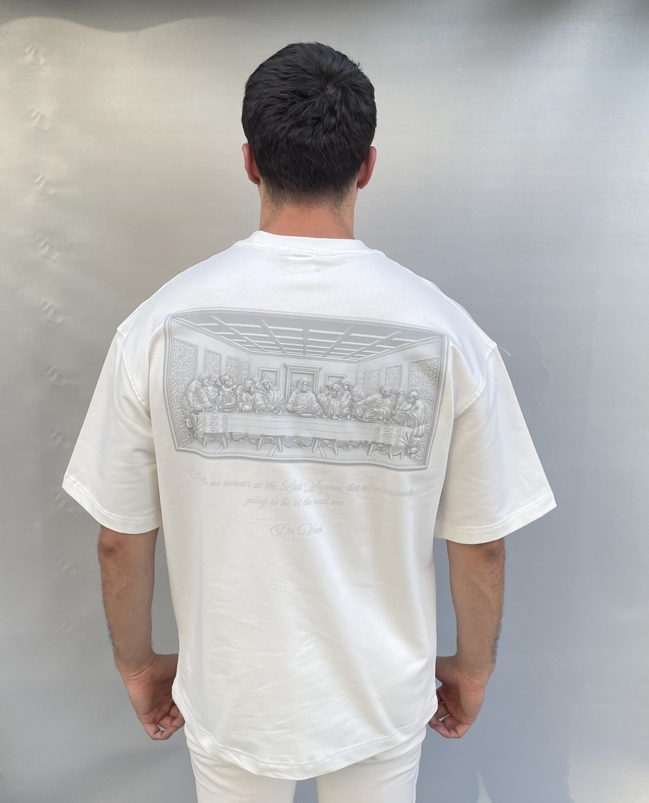Sırt Baskılı Son Akşam Oversize T-shirt