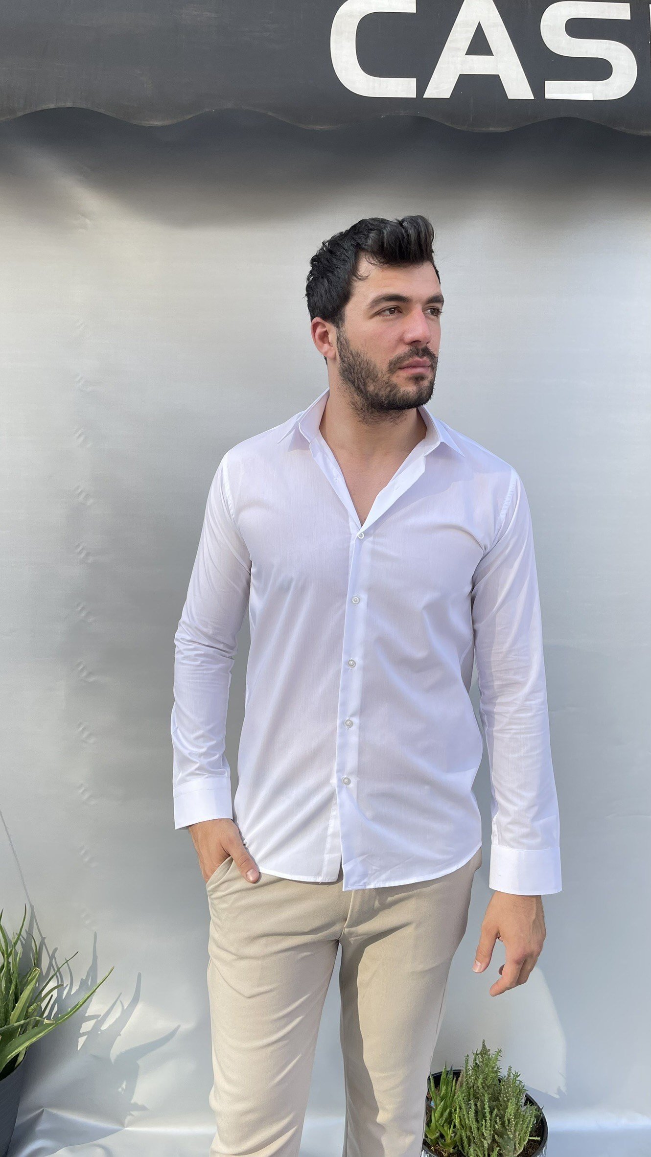 Slim Fit Klasik Gömlek