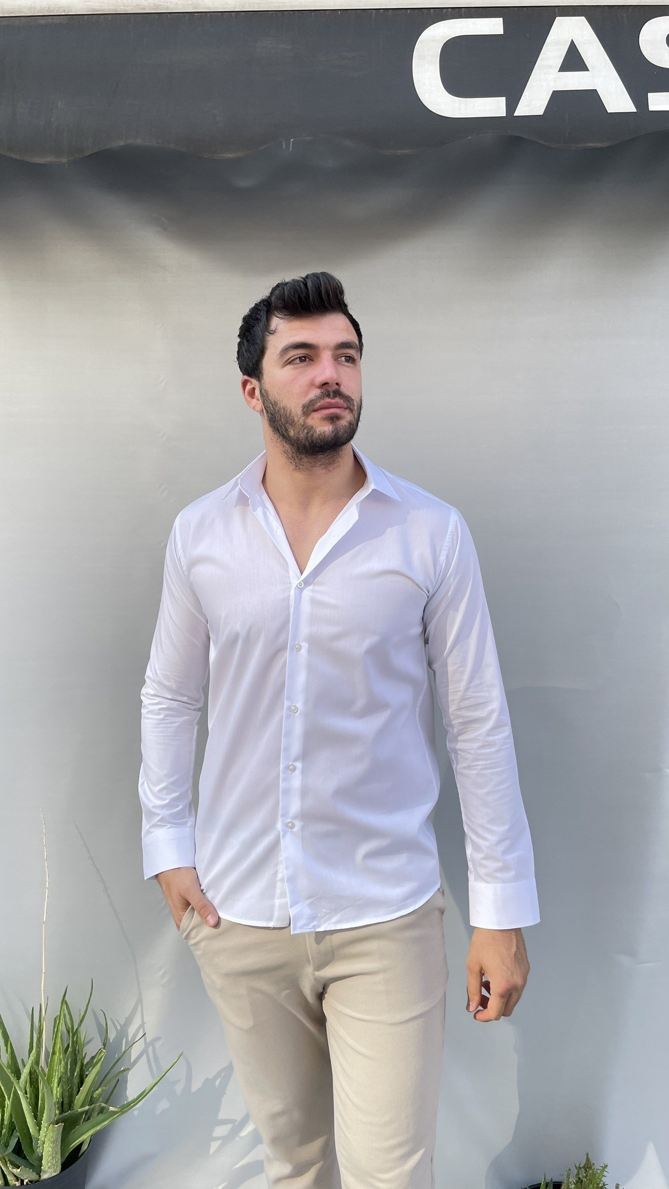 Slim Fit Klasik Gömlek