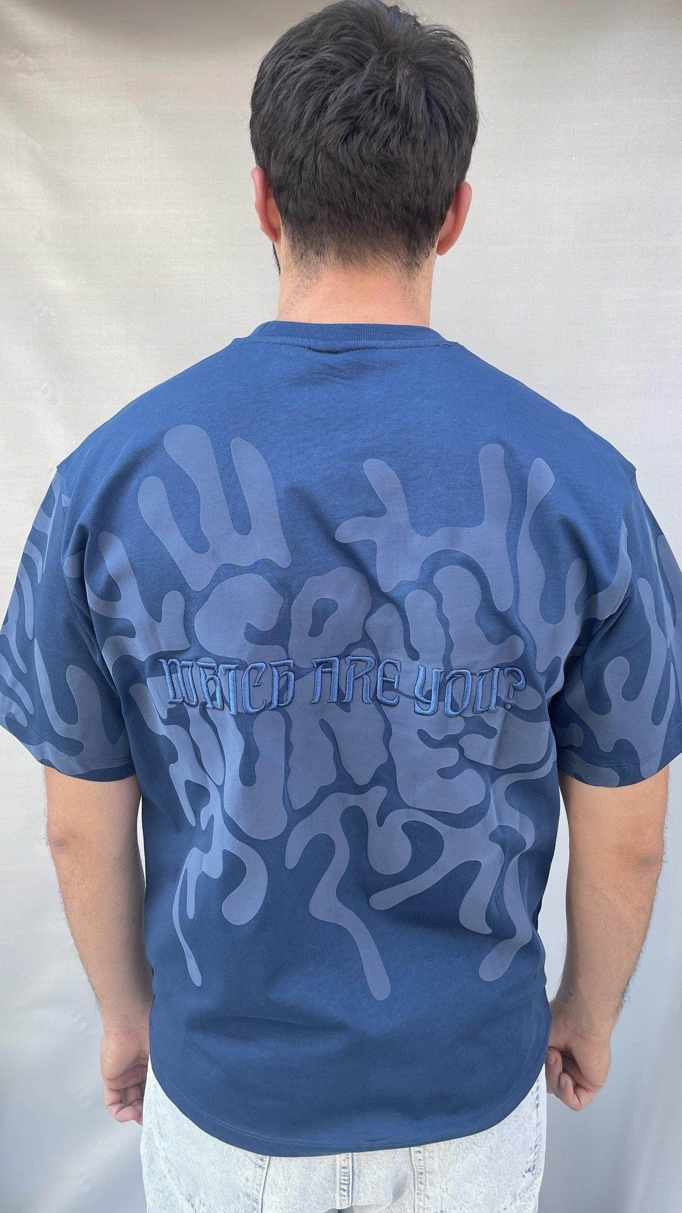 Soul Yaka Nakış Sırt Baskılı Oversize T-shirt