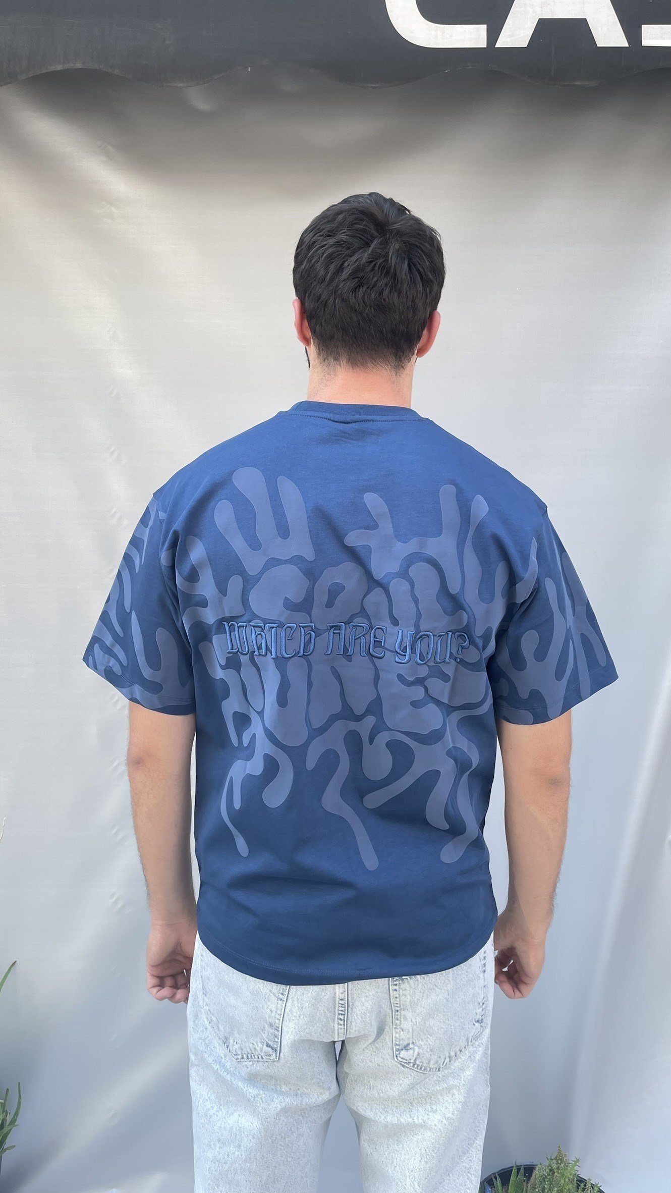 Soul Yaka Nakış Sırt Baskılı Oversize T-shirt