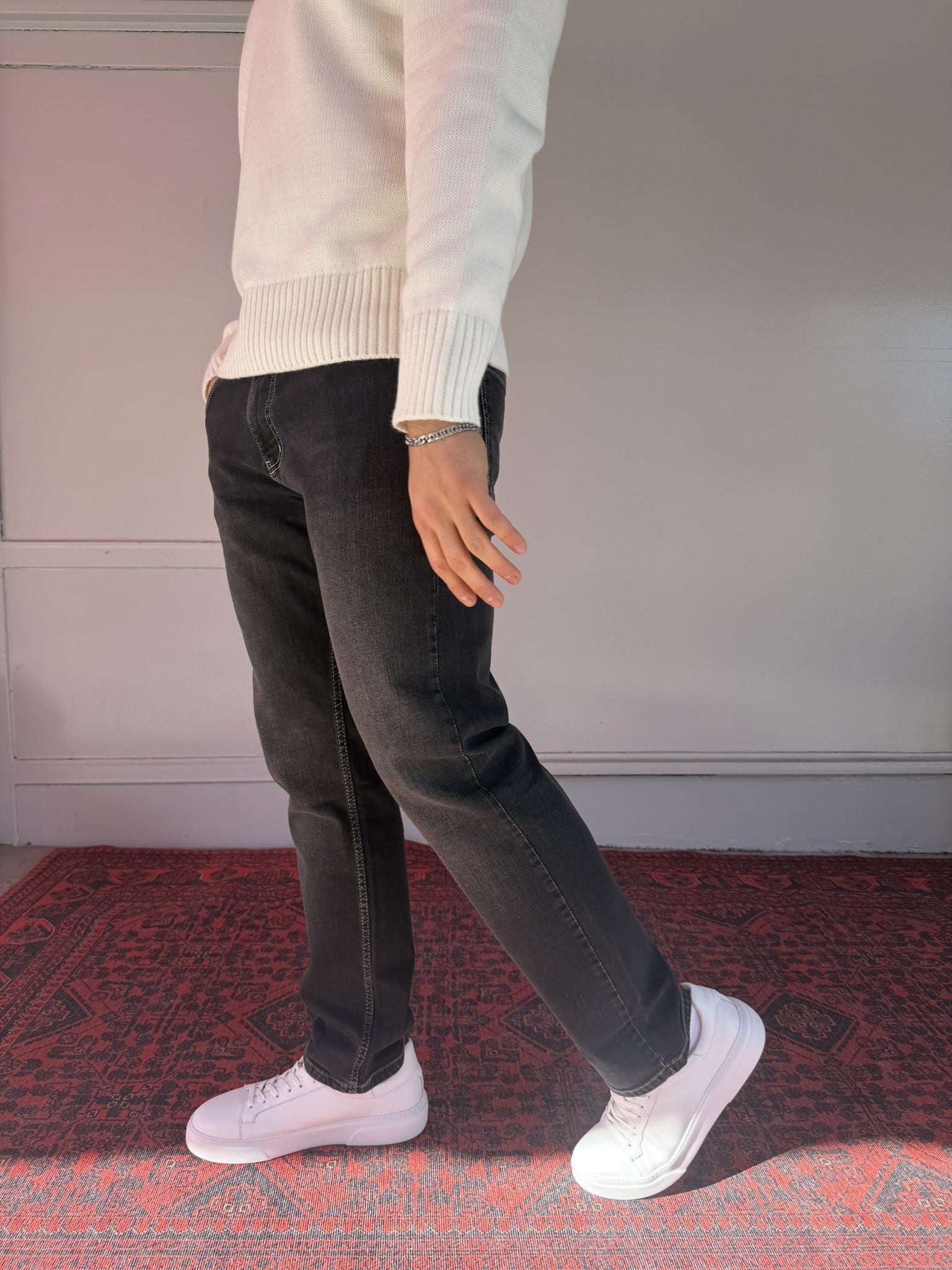 Spor Dikiş Detaylı Regular Fit Pantolon