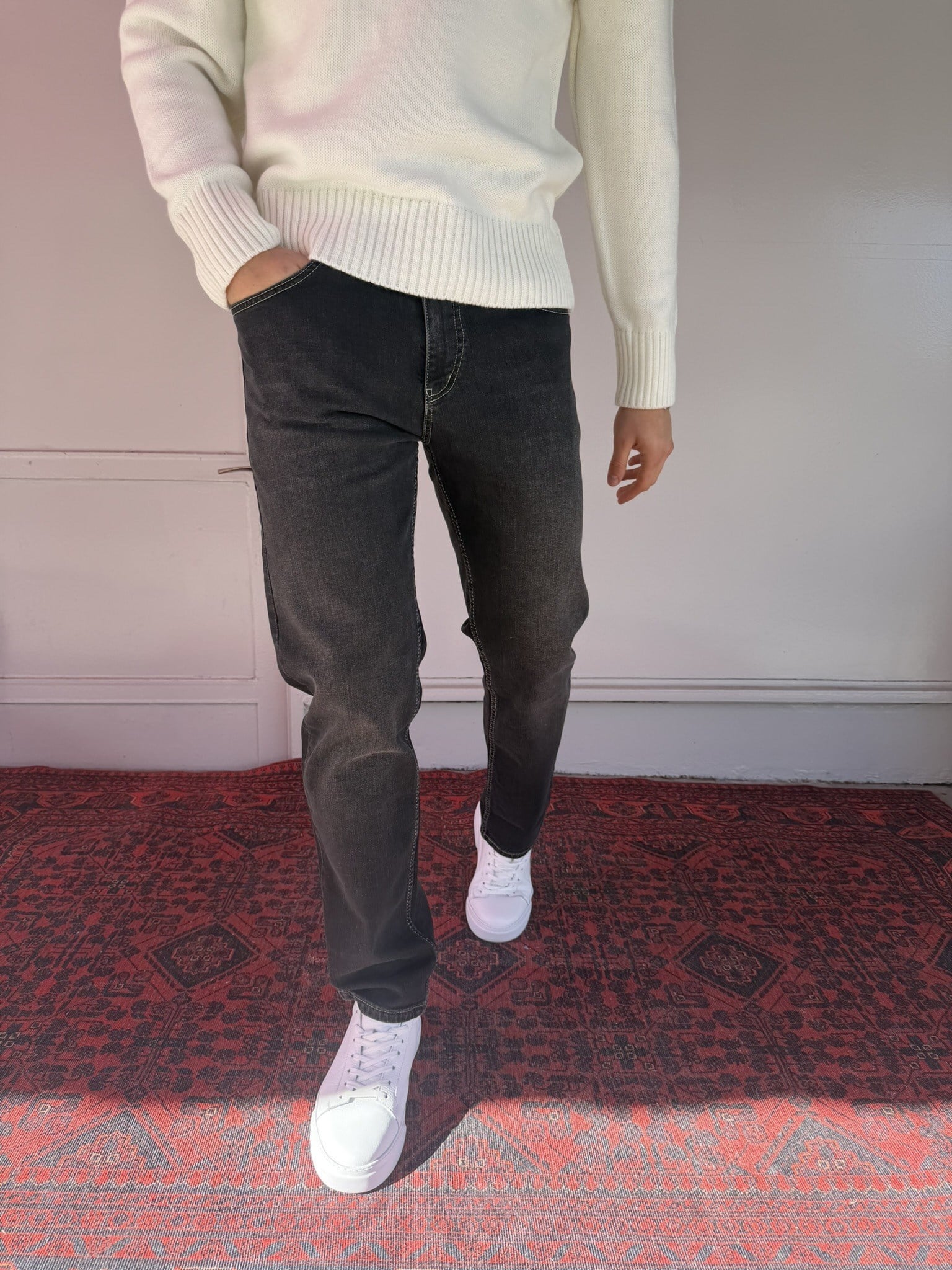 Spor Dikiş Detaylı Regular Fit Pantolon